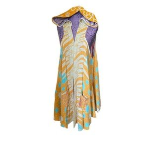 Kantha Bae OOAK Reversible Vest Hoodie